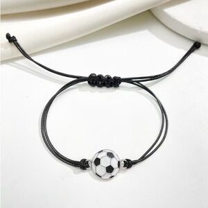 NEW - adjustable soccer bracelet, soccer lover gift